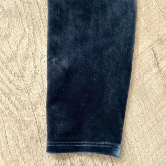 NWT J. Crew Mercantile Blue Velvet Wrap Front Top Sz Sm - Picture 4 of 9